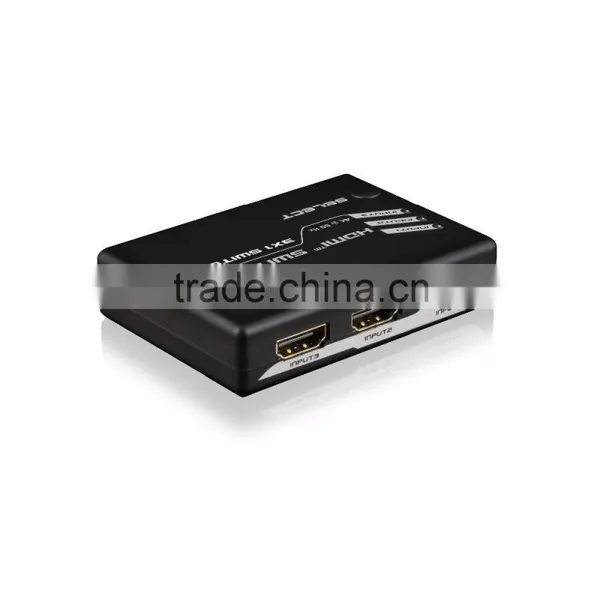 New Premium Handy 2.0 3 Port HDMI Switch 3x1 Hdmi Matrix Switch Support 4kx2k 1080p 3D for Home Theater photo-2