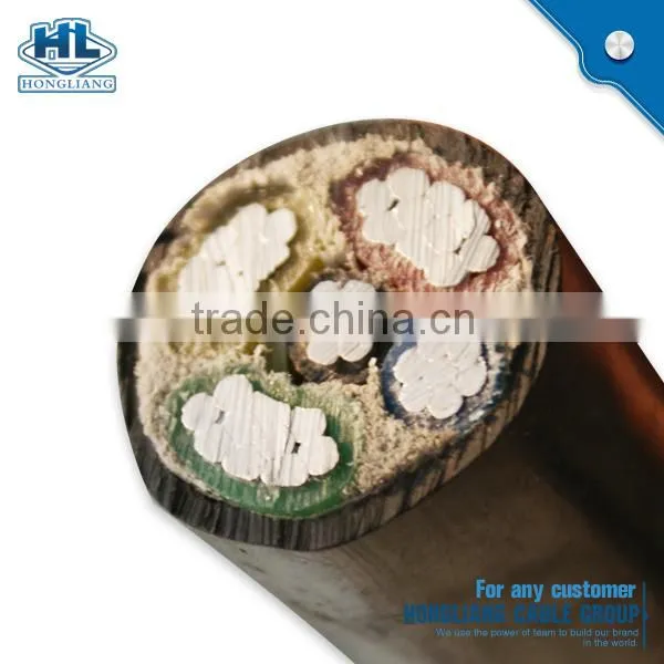 240mm2 185mm2 XLPE CU SWA PVC 6.6kV PVC Jacket and Industrial Application 6.6KV Underground Power Cable photo-6