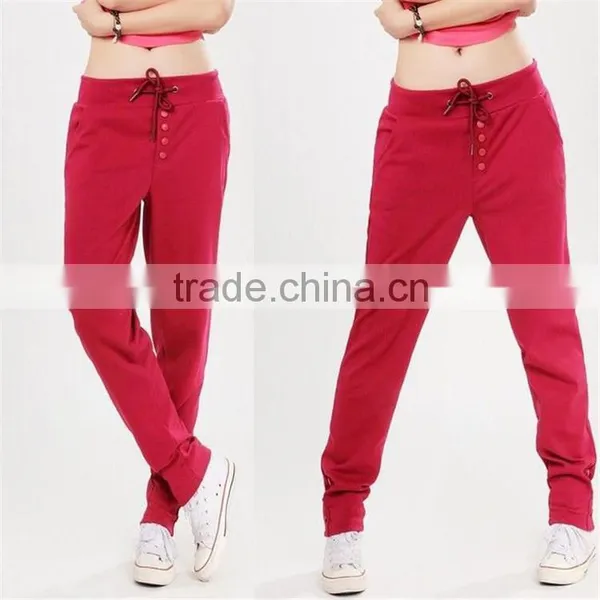 Custom Wholesale Women's Cotton Sport Pants photo-5