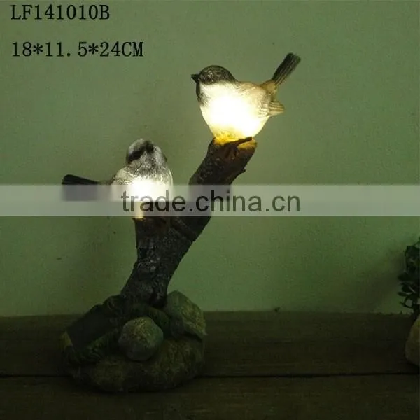 Polyresin Owl Toy Small Solar Led Lights Home Decor photo-3