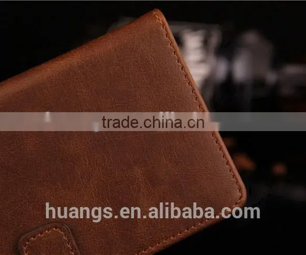 Exquisite PU Leather Pouch Stander Leather Case Flip Cover for Sony Xperia Z3 photo-3