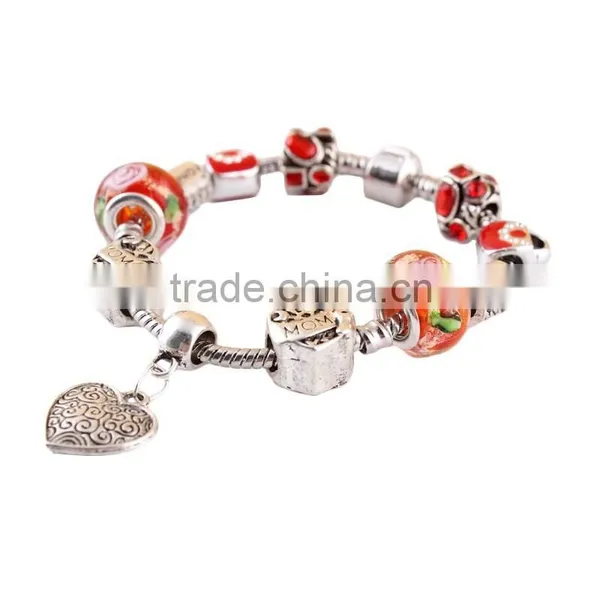 Latest Bracelet Design European Beads Women Fashion Charms Bracelet photo-3