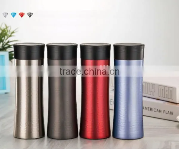 2015 New 320ml Diamond Thermos With Rugged Surface, Custom Coffee Thermos, Thermos Flask photo-3