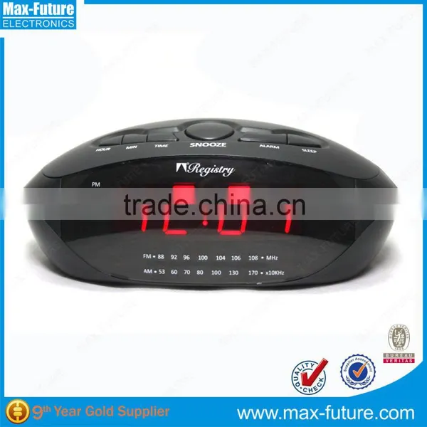 Built-in Speaker 0.9 Inch Led Clock Radio Kitchen Clock Radio With LED Clock Radio photo-3