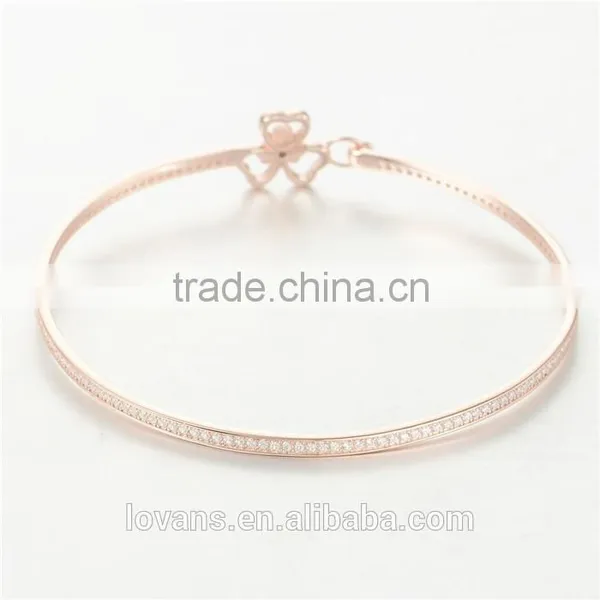 18k Gold Bangle Saudi Arabia Jewelry PB001A photo-5