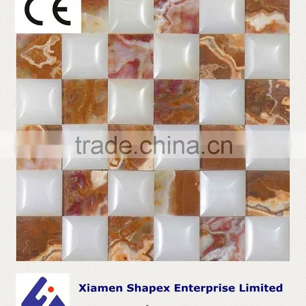 Flower Marble Mosaic Tile With Superior Quality photo-3