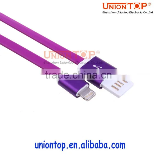 China Factory Price 1m Two Sided Usb Flat Cable for I6s photo-3