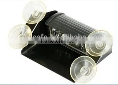 4 LED White/Amber Warning Strobe Light/Car Interior Window Dash Light/Security Tow Dash LightBar LTDG312-1 photo-4