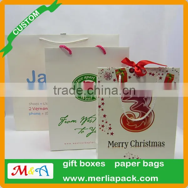 Pack of 12 Wholesale Christmas Gift Bags Packaging Xmas Bags photo-4