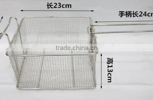 Wire Potato Chips Frying Basket and Stainless Steel Mini Fry Basket and Chip Baskets