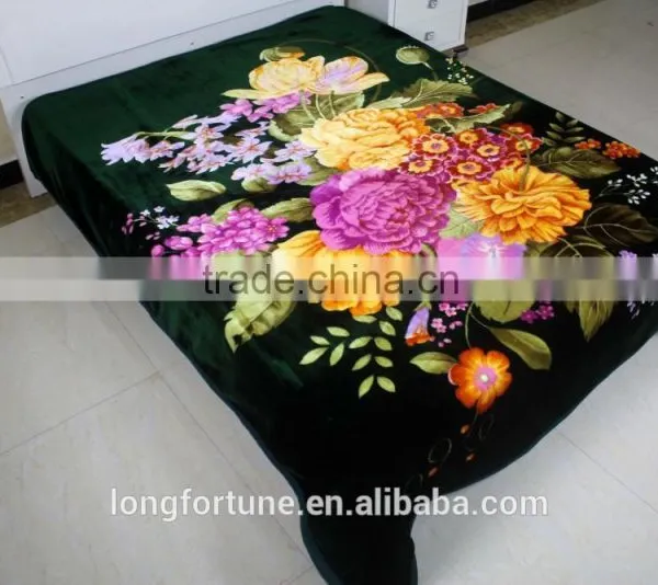 Manufactory Walmart China Home Textile Stock Polyester Mink Blanket photo-3