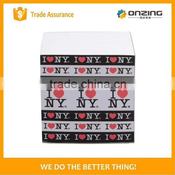 Non Sticky Woodfree Paper 4 Sides Custom Printing Cube Notepad photo-2