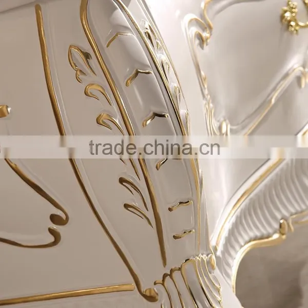WTS-821SYO French Antique Style White Wooden Single Undermount Sink Used Bathroom Vanity Cabinets photo-3