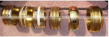 SIXTH SENSE Metal Acrylic Bangles photo-5