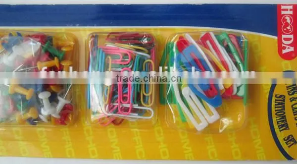 Stationery Set Pins& Clips&bands