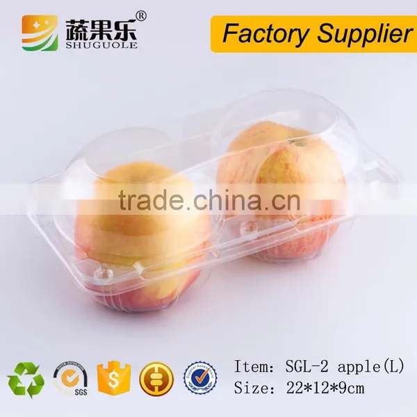 Customized Apple Fruit Packaging Box With 2 Cells photo-5