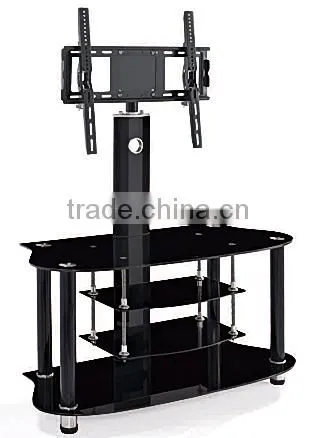 Modern 3 Tier Led Glass Tv Stand photo-4
