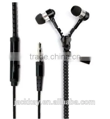 SNHALSAR Free Samples Mobile Sport Earphone, Zipper Metal Earphones photo-4