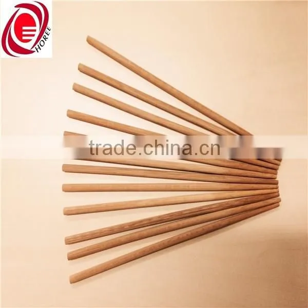 Chinese Food Grade Carbonated Round Bamboo Chopsticks photo-3