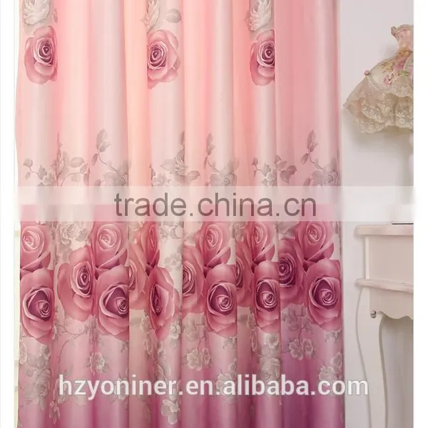 2015 Hot Sale Printed Designed No. 07 Window Curtains, Made- up Black Out Fabric in Home or Hotel photo-2