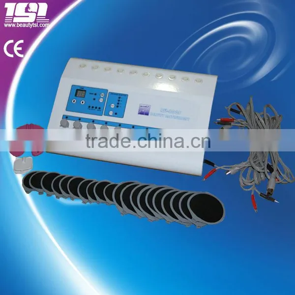 Portable electronic muscle stimulator machine