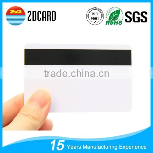 CR80 Standard White Hico / Loco Magnetic Strip PVC Card photo-3