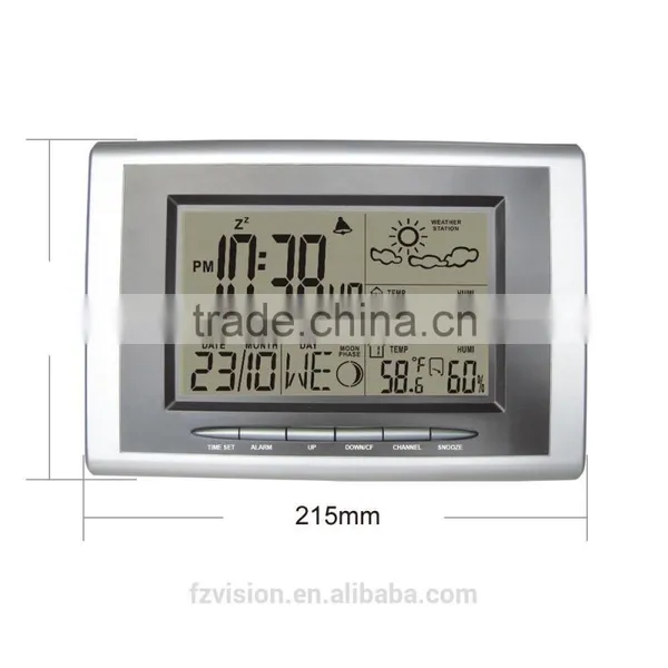 Digital RCC Weather Station Wifi Desktop Clock, Wireless RCC Weather Station Clock With Weather Forecast photo-6