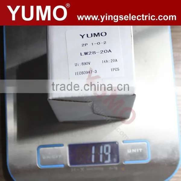 LW28-20 2P 690V 20A 3 Positons Universal Changeover Switch Rotary Switch photo-5