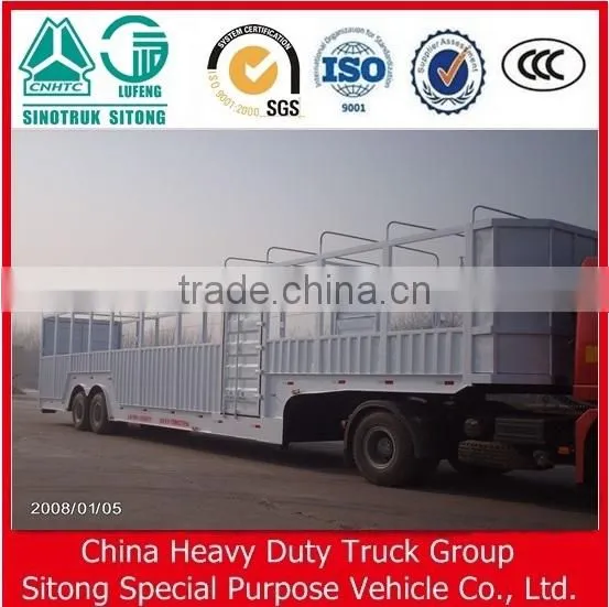 Jining 2 or 3 Axle Car Carrier Semi Trailer for Sale photo-3