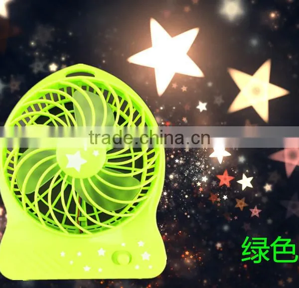 Promotion Best-selling Portable Battery Operated Rechargeable Handheld Mini USB Fan photo-2