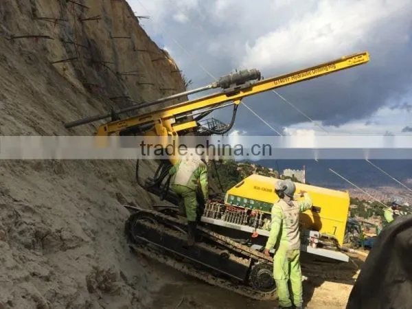 Slope Project Soil Nailing Track Bore Hole Drilling Machine CTQ-G140YF photo-4
