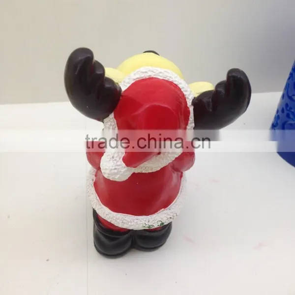 Deer Shaped Led Candle Christmas Deer Candle Led Flameless Flicking Candle for Christmas Decoritive Christmas Candles Wax Candle photo-3