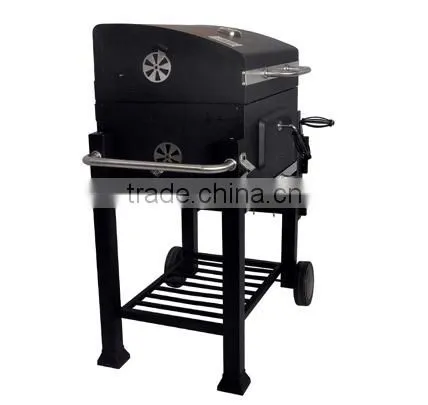 Box Shape Bbq Grill Smoker Trolley photo-2