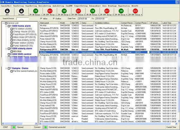 KING PIGEON Alarm Access Network Controller , Contact id Alarm Monitoring Software photo-6