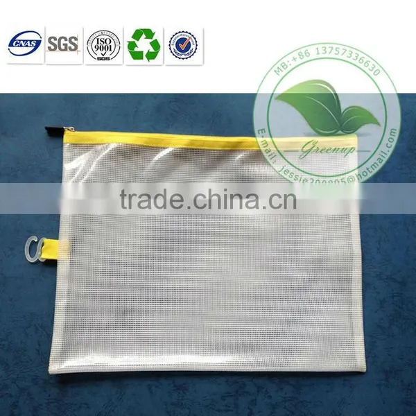 New Style Cheap Transparent PVC Zipper File Bag photo-2