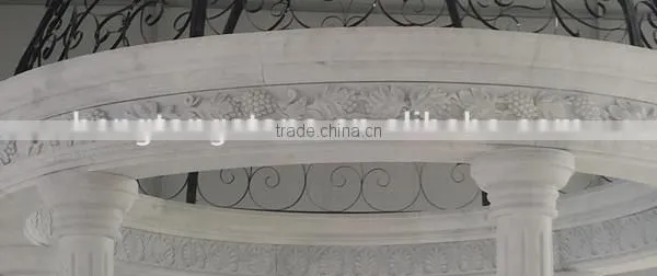 Garden Decorative White Marble Roman Gazebo Design photo-3