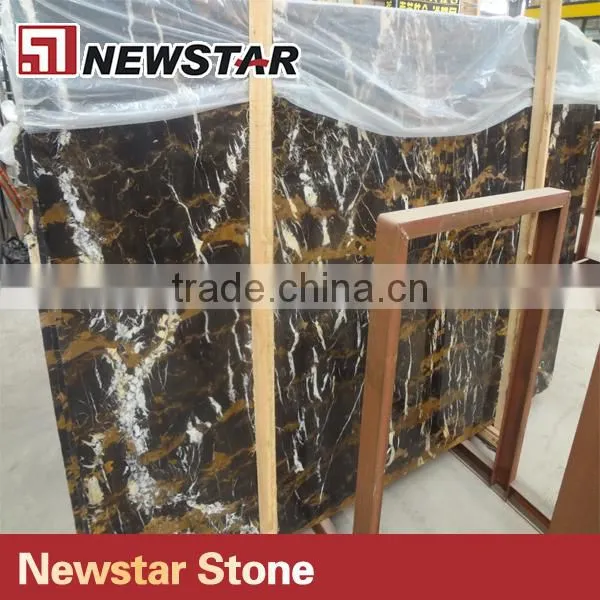 Suitable Color For Table Black & Gold Marble For Top Dining Table photo-2