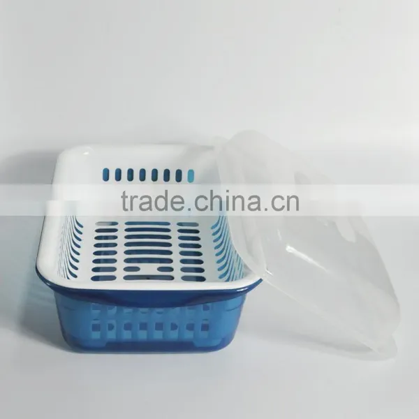 Wholesale Foldable Plastic Fancy Basket With Lid for Beautiful Life photo-2