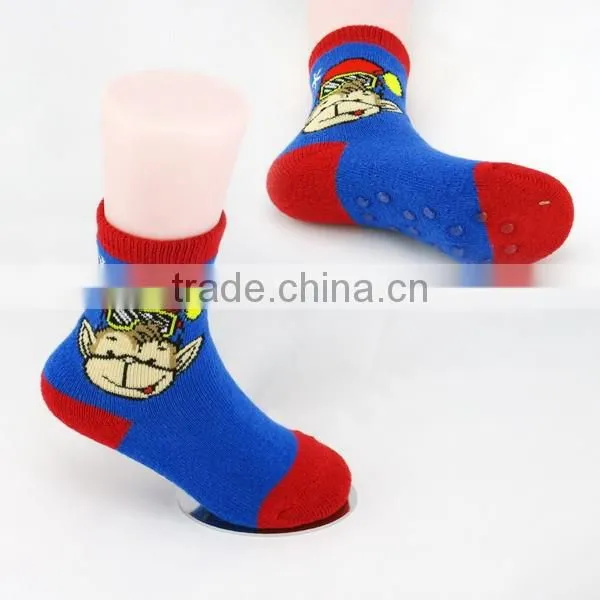 Monkey Pattern Cotton Baby Sock photo-2