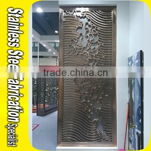 2015 Fashion Design Stainless Steel Decorative Folding Hanging Partition photo-3