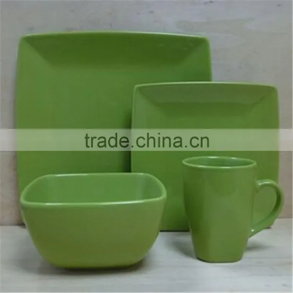 Cheap Color Glazed Stoneware Dinner Set photo-3