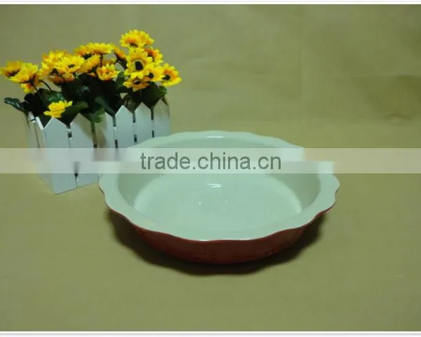 Wholesale Daily Use Porcelain Ceramic Bakeware Fruit Plate photo-2