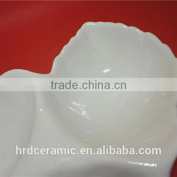 High Quality Hotel White Ceramic Dinner Plate Nut Dish and Candy Plate photo-4