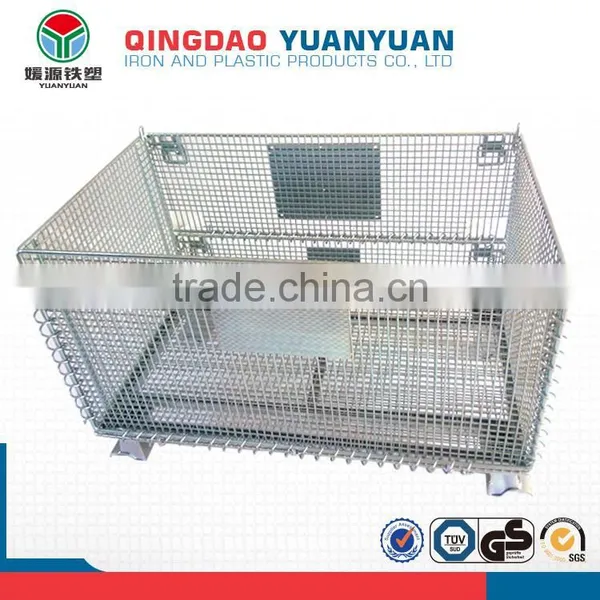 Stackable Logistics Wiremesh Container Storage Roll Cage Collapsible Pallet Box Table Trolley photo-2