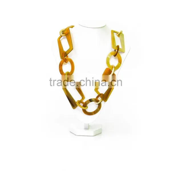 NECKLACE MADE FROM NATURAL BUFFALO HORN IN VIETNAM photo-2