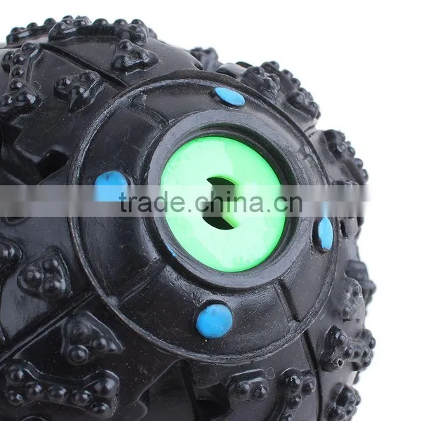 Manufacturers Selling Black Pet Sound Leakage of Food Ball for Pet Food Medium Leakage 10cm Tao Tao to Support the Mixed Batch photo-2