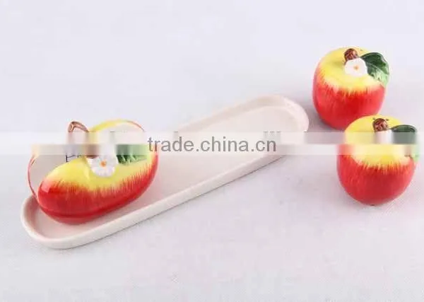 New Design Hot Selling Cruet Set With Napkin Holder Ceramic Set photo-4