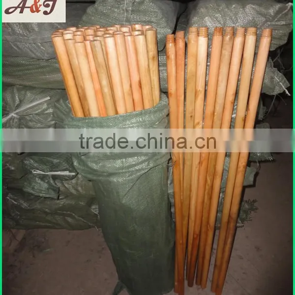 Varnished Wooden Handle for Brooms or Mops photo-2