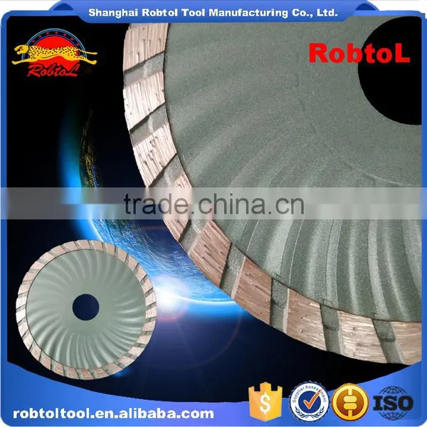 4" 105mm Turbo Rim Wave Diamond Saw Blade Angle Grinder Circular Cutting Disc Disk Wheel Universal Stone Brick Block Concrete photo-2