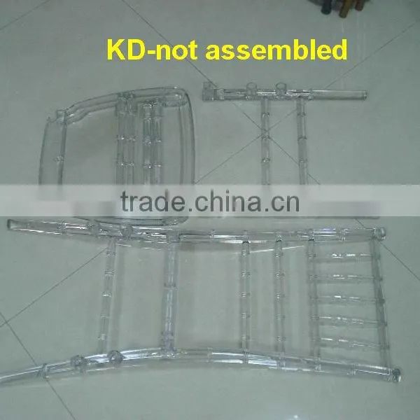 China Factory Wedding Used Clear Resin Chiavari Chairs Price photo-6